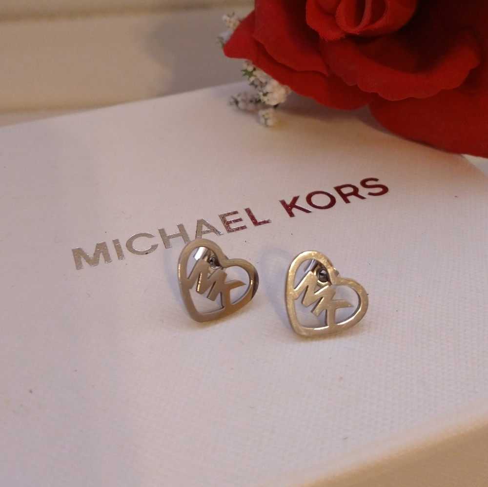 Mk stud earrings